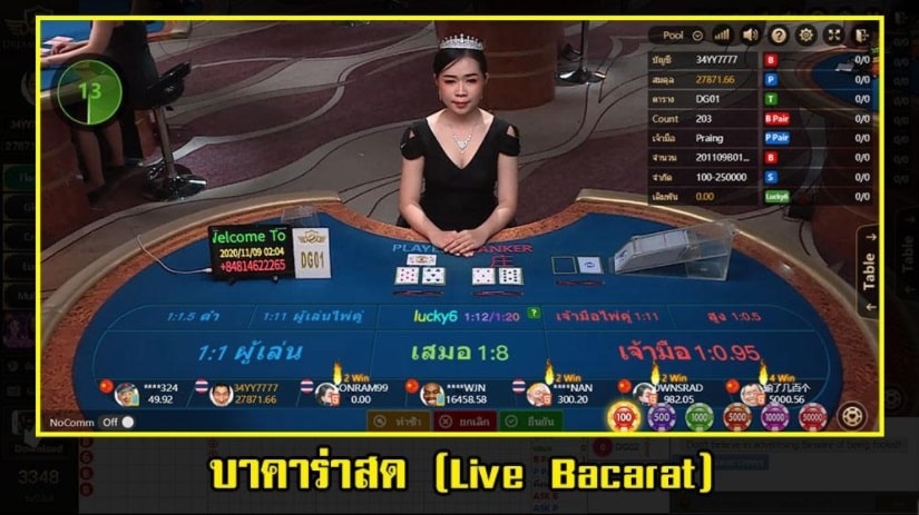 บาคาร่าเล่นสด